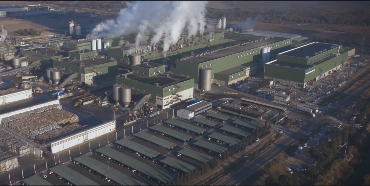 Instalaciones de Saica en Burgo de Ebro